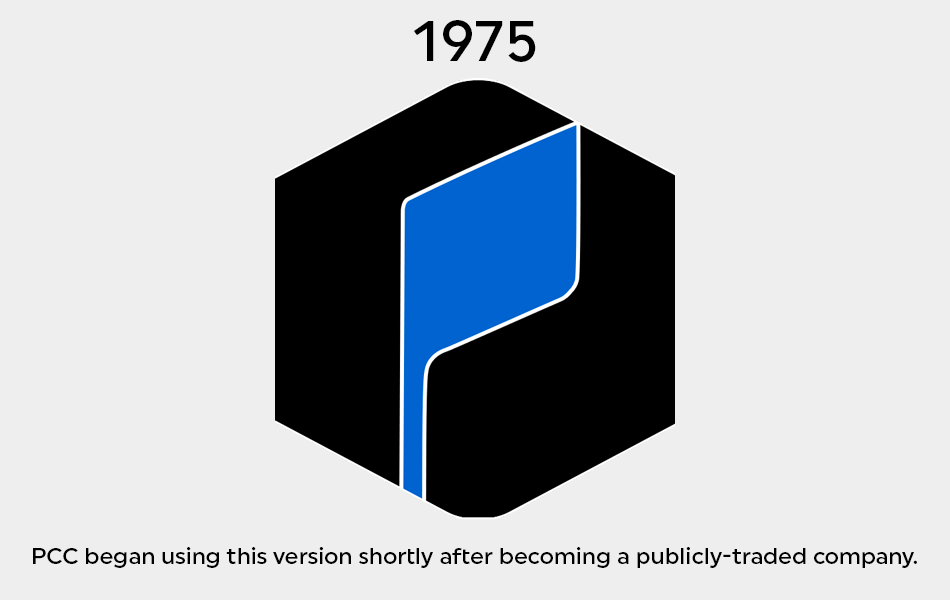 A new logo design was introduced in 1975.